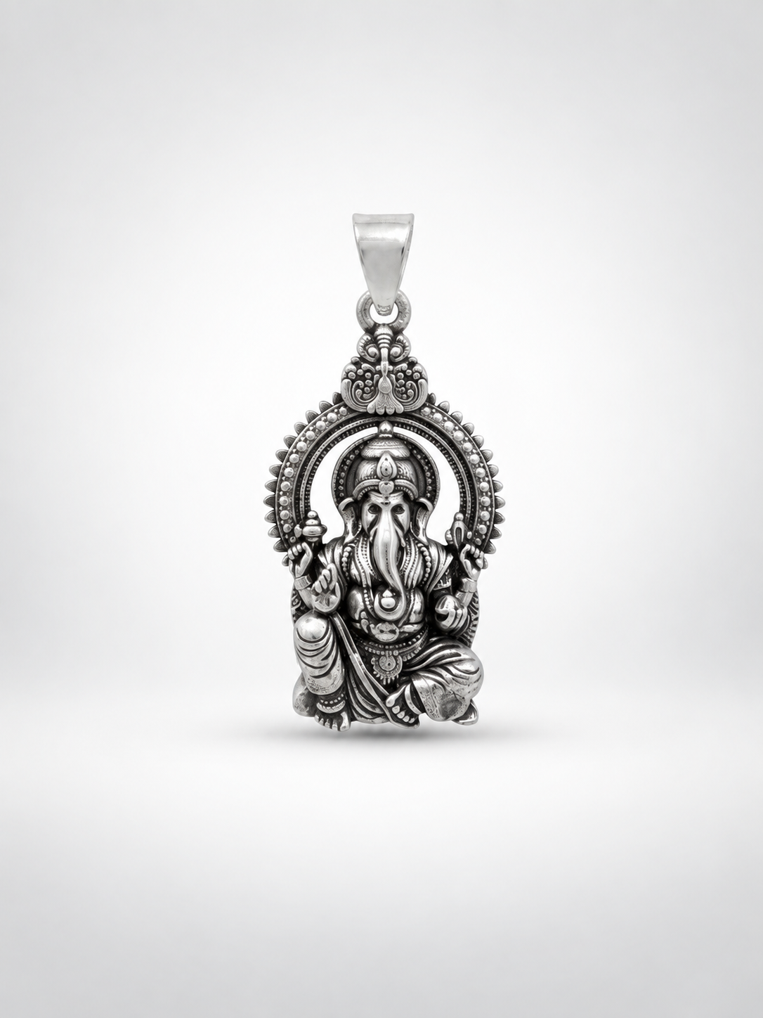 Kuvera Jewels — Ganesha pendant on silver chain